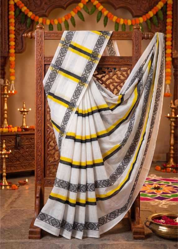 Soft Cotton Printed Saree