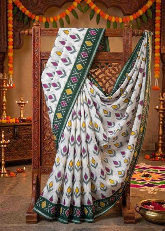 Soft Cotton Printed Saree