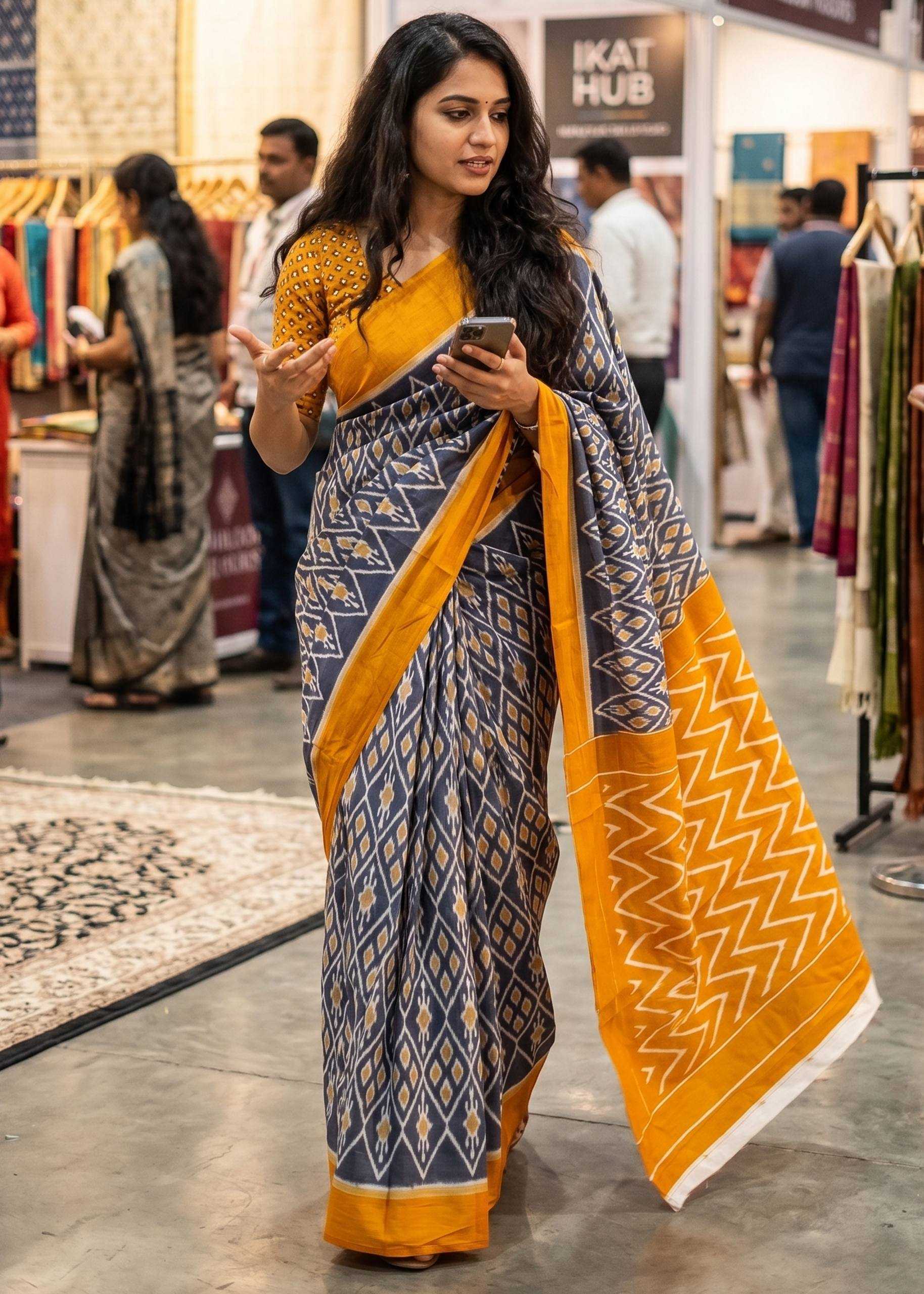 Pure Cotton Designer Saree