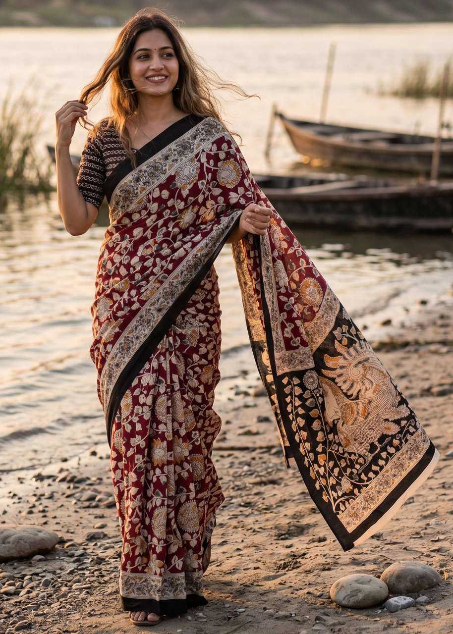 Pure Cotton Block Print Saree