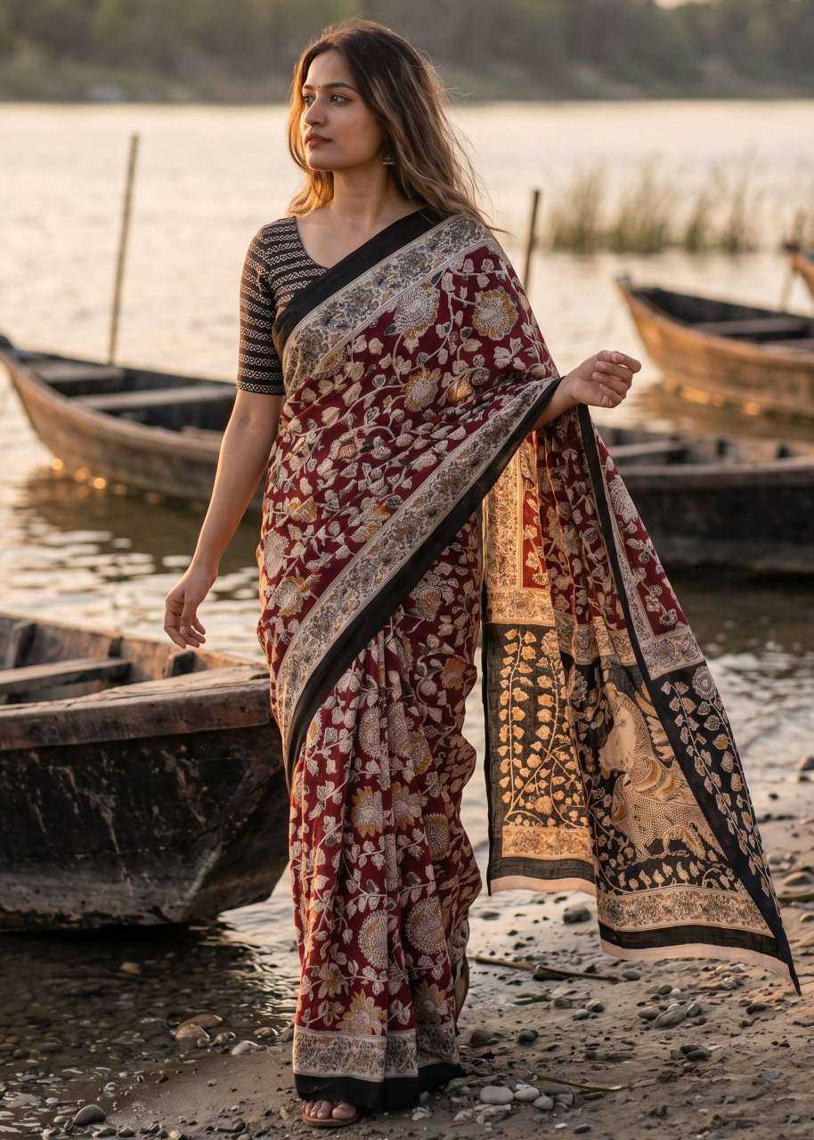 Pure Cotton Block Print Saree