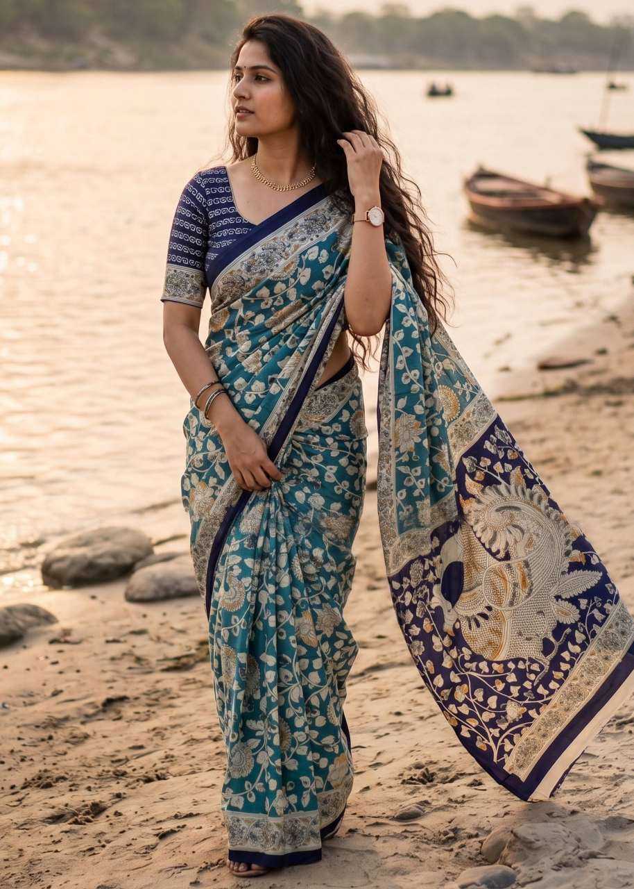 Pure Cotton Block Print Saree