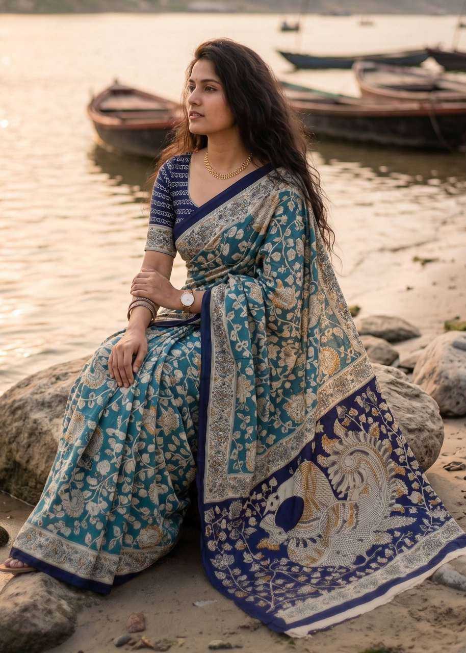 Pure Cotton Block Print Saree