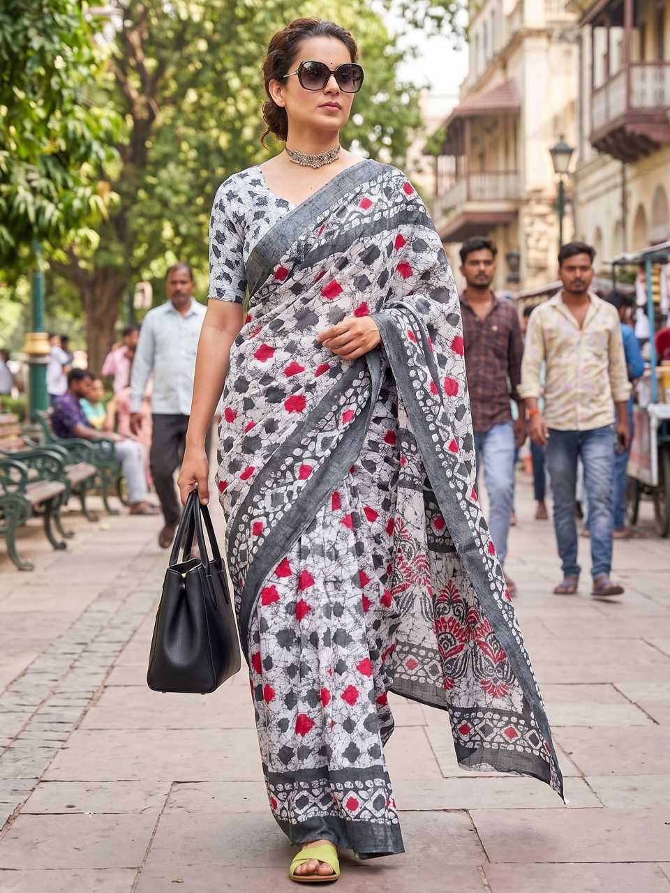 Pure Cotton Designer Saree