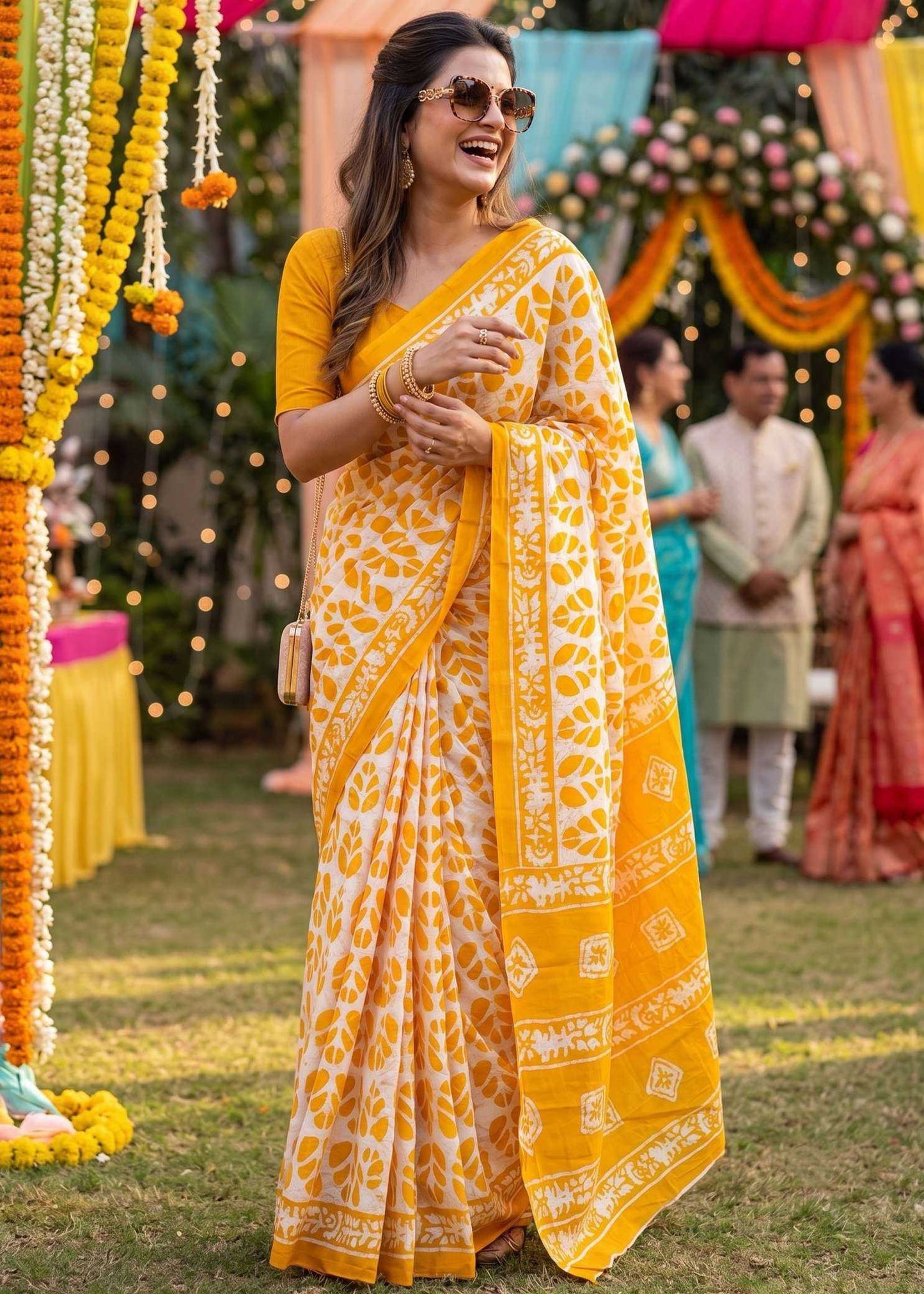 Printed Saree