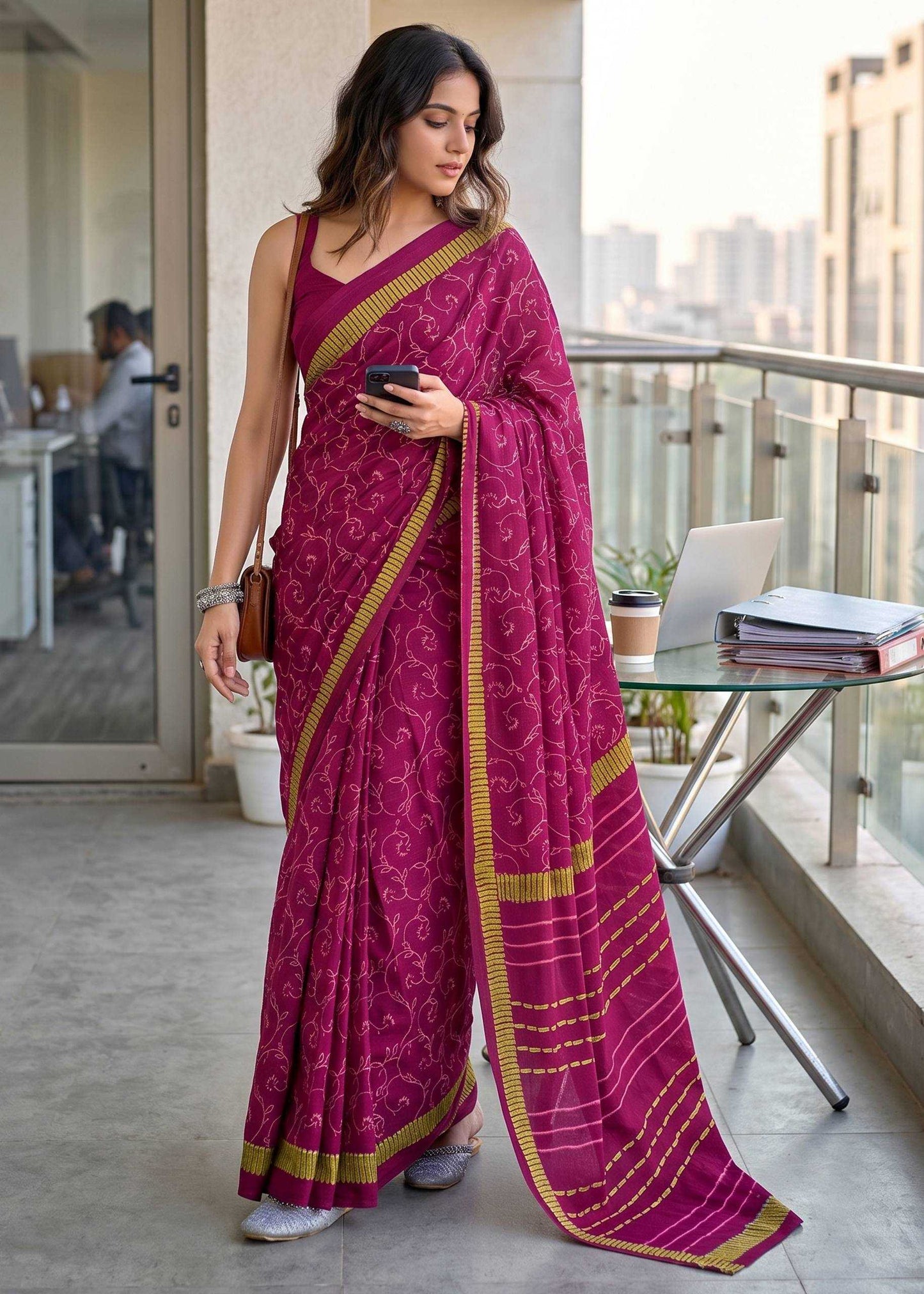 Cotton Designer Saree