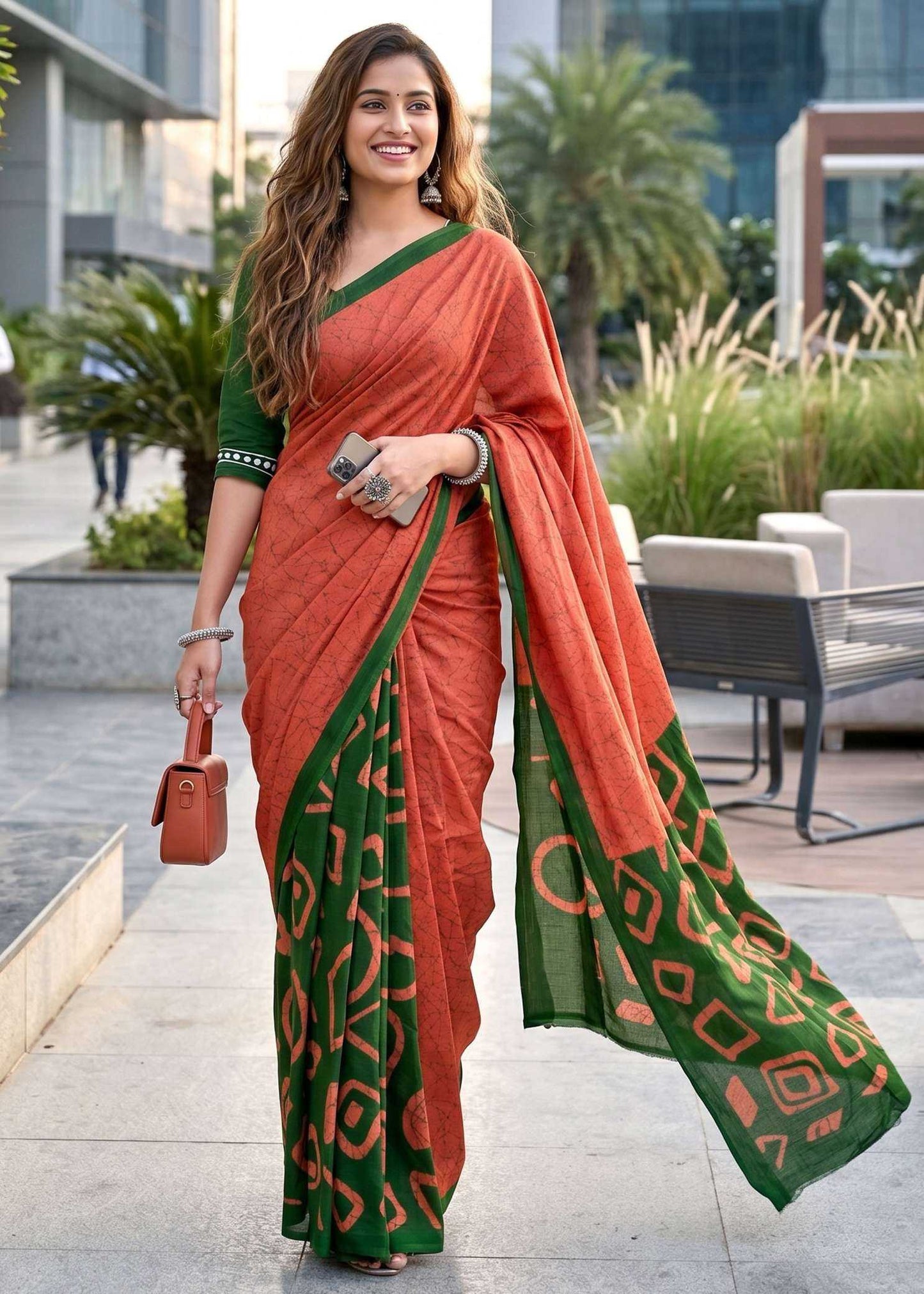 Printed Saree