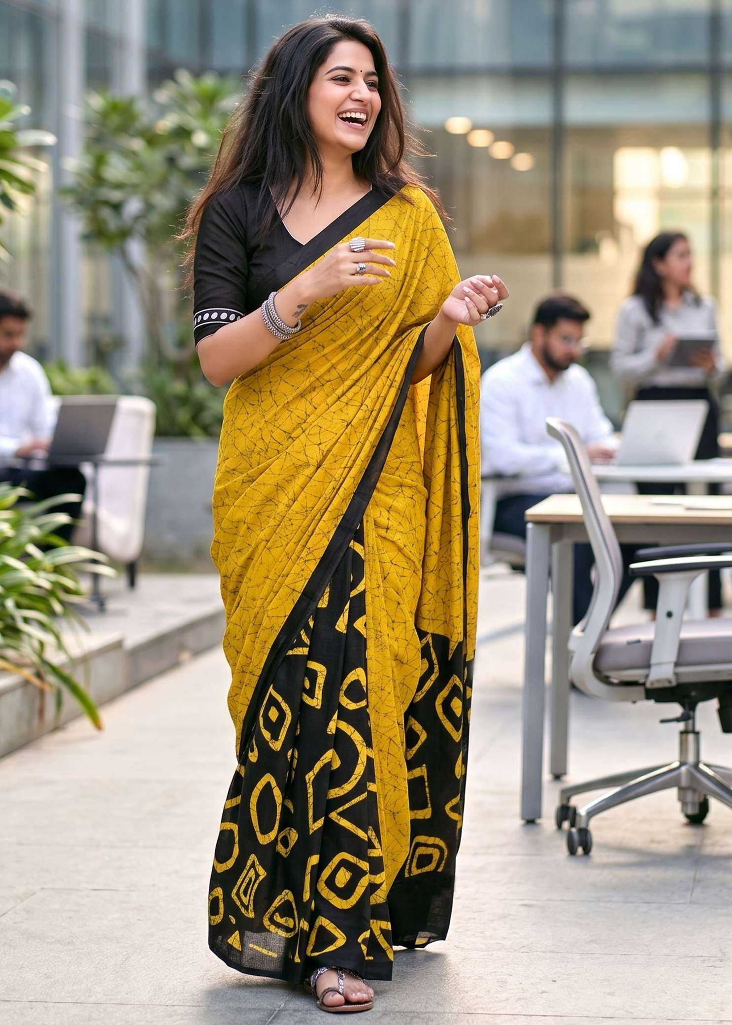 Printed Saree