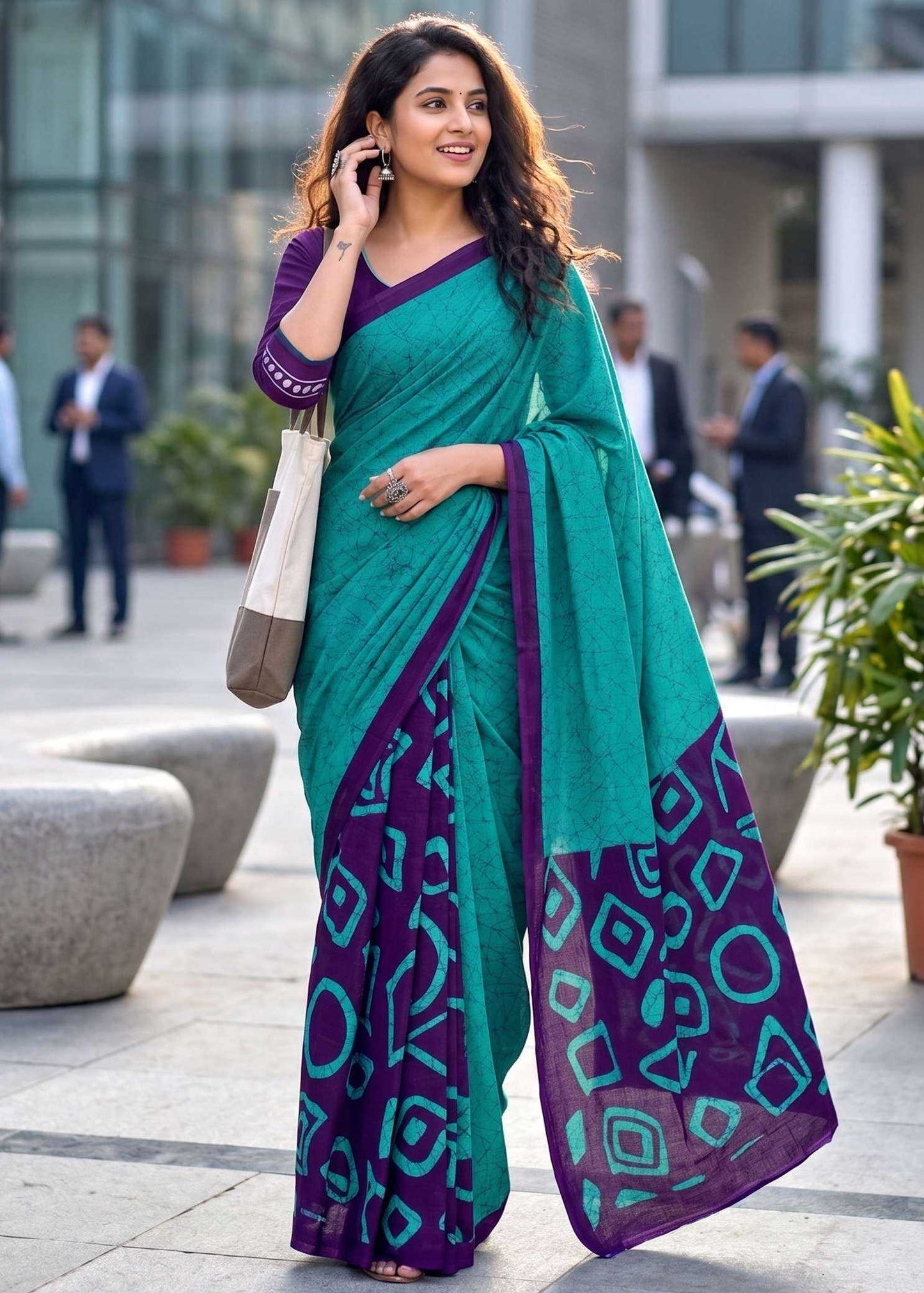 Printed Saree