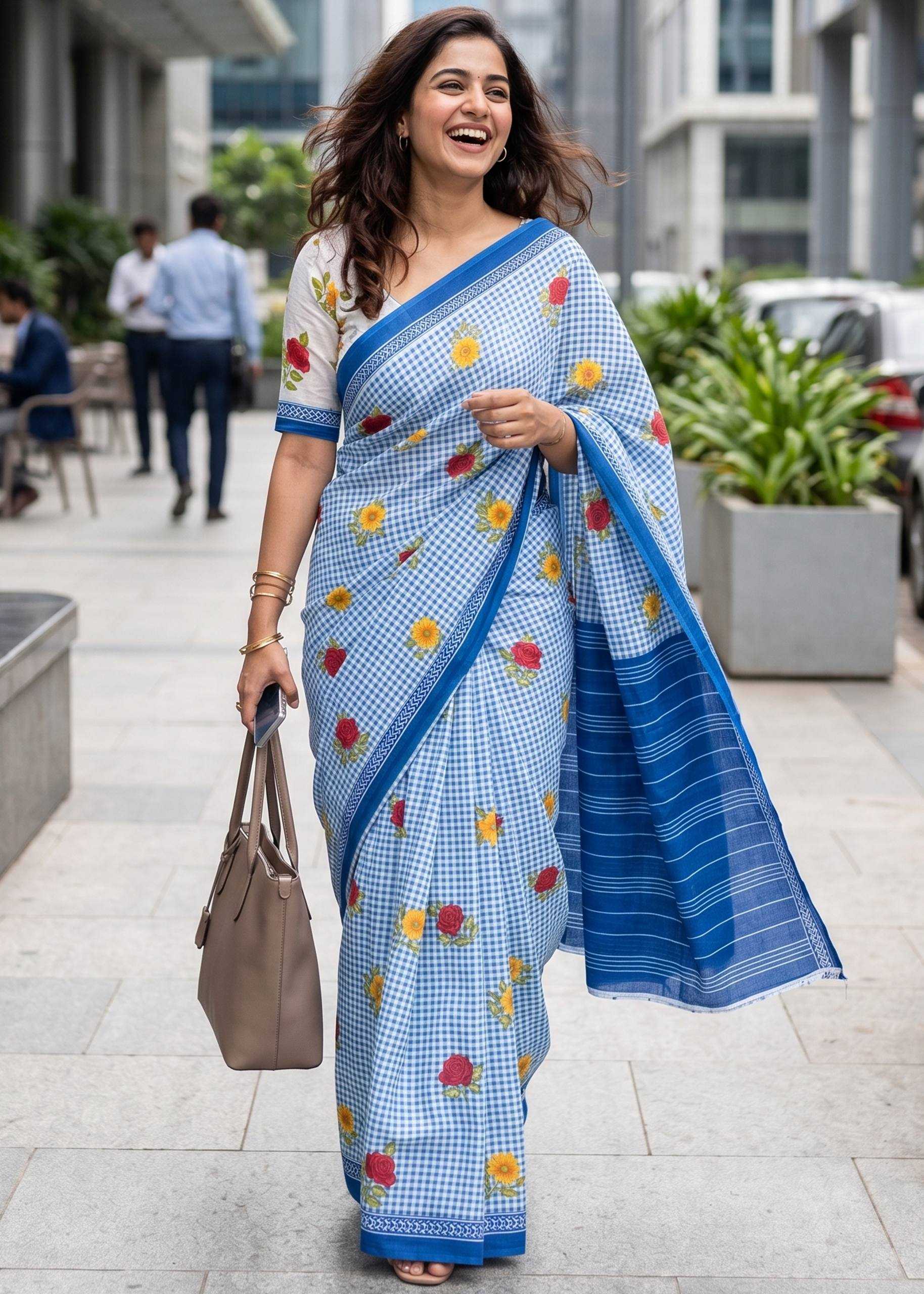 Pure Cotton Designer Saree