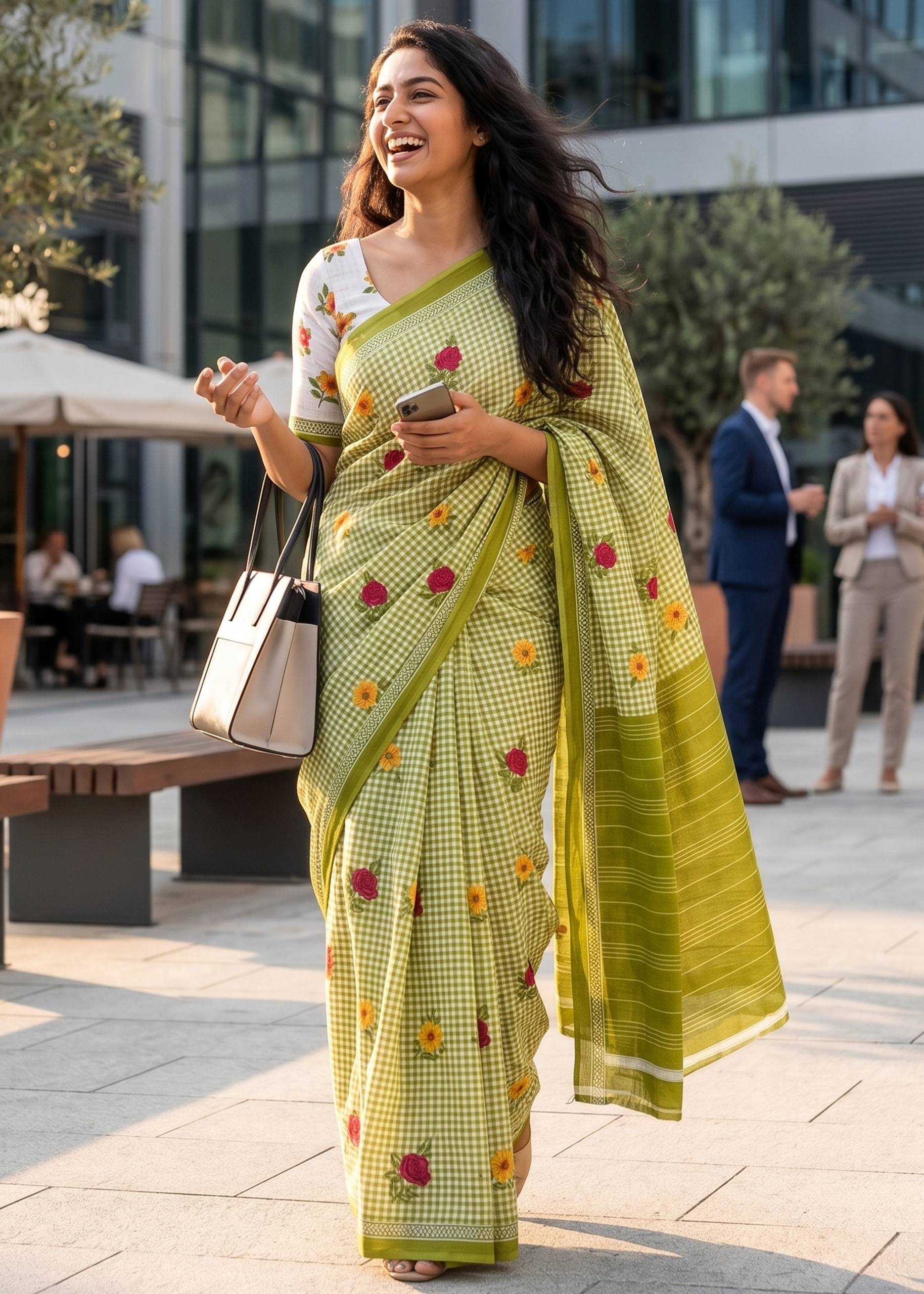 Pure Cotton Designer Saree