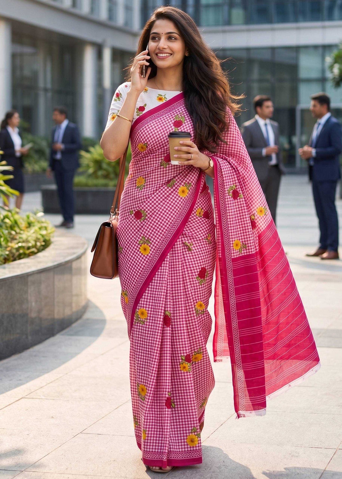 Pure Cotton Designer Saree