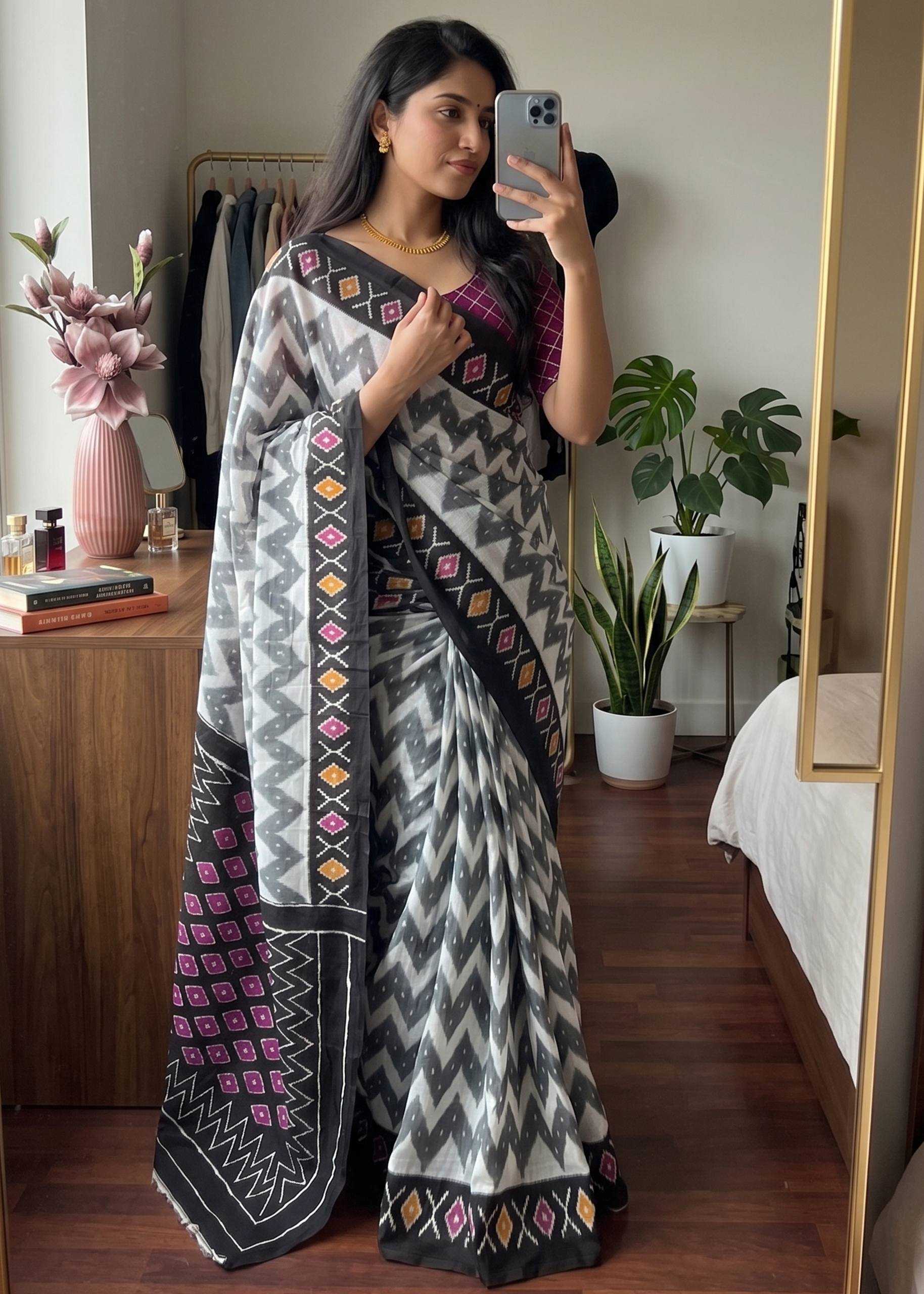 Cotton Printed Saree