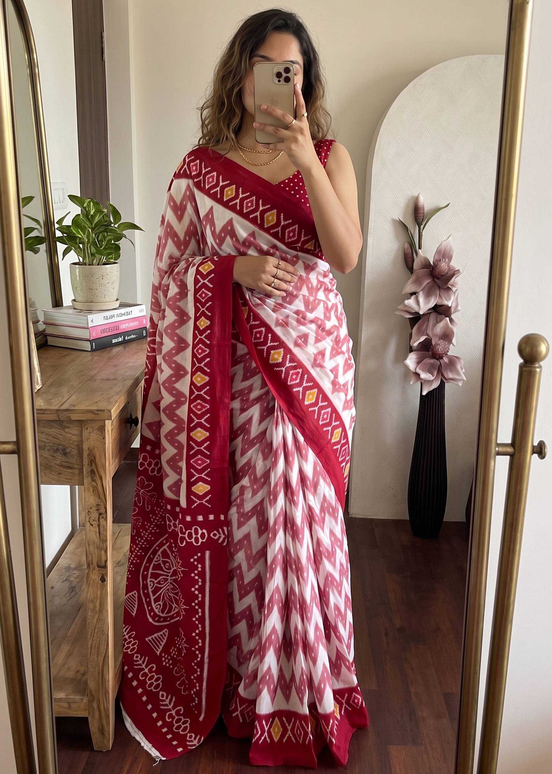 Cotton Printed Saree