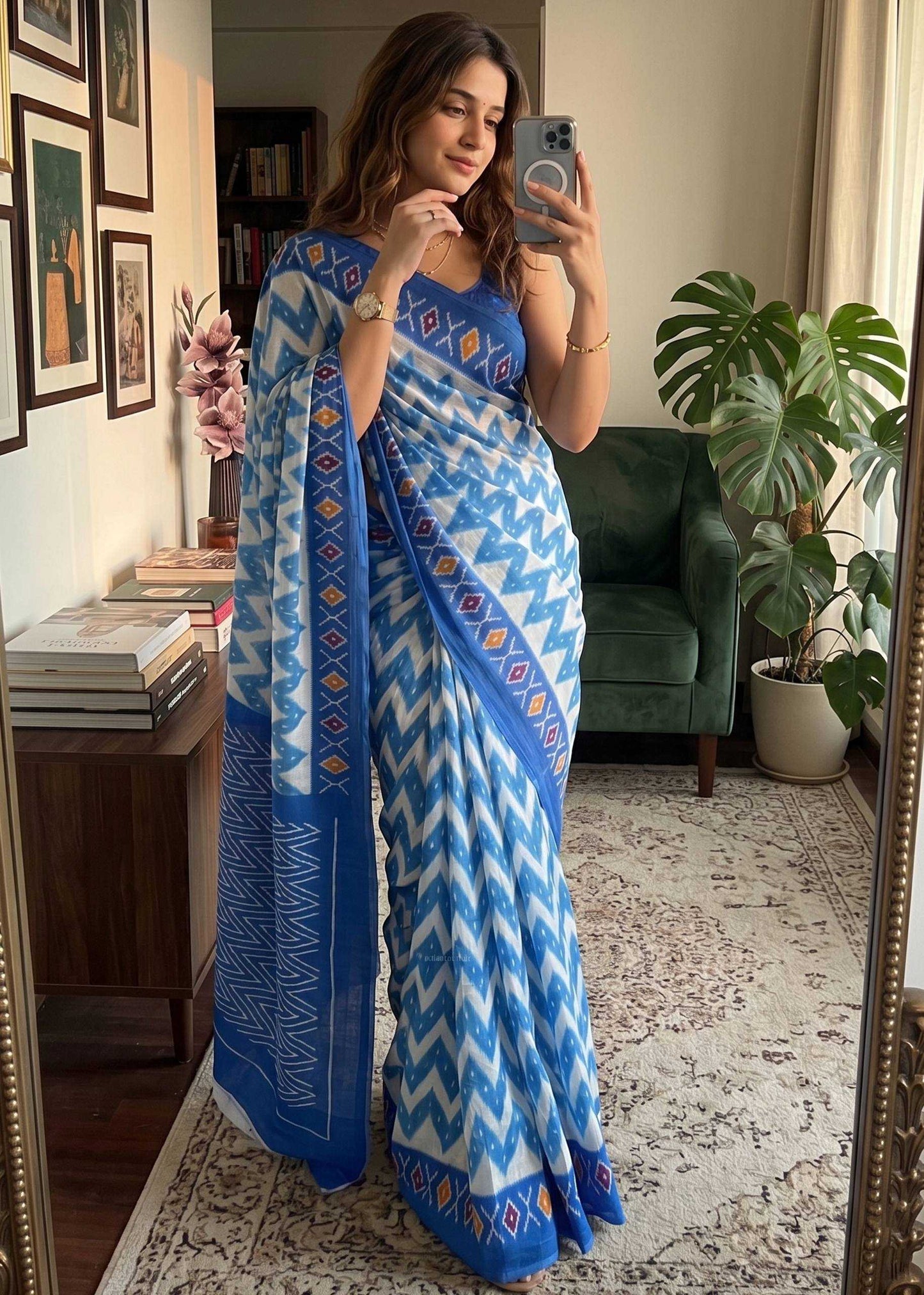 Cotton Printed Saree