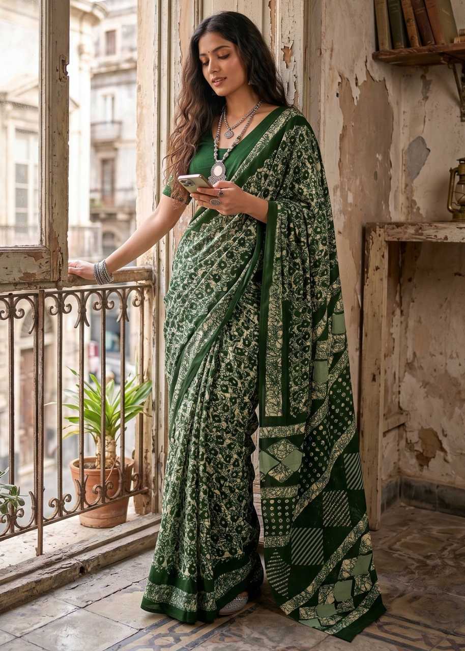 Batik Designer Saree