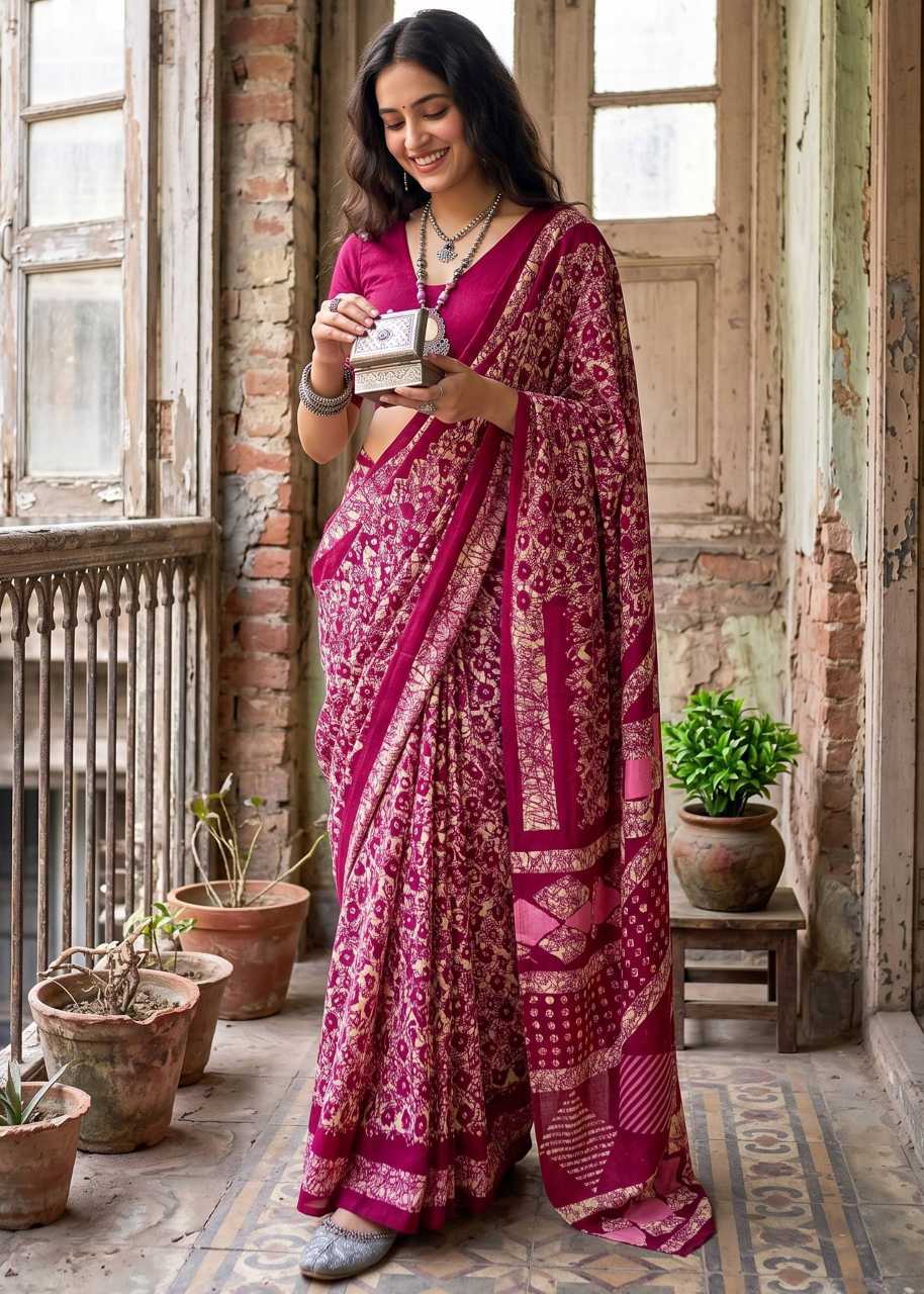Batik Designer Saree