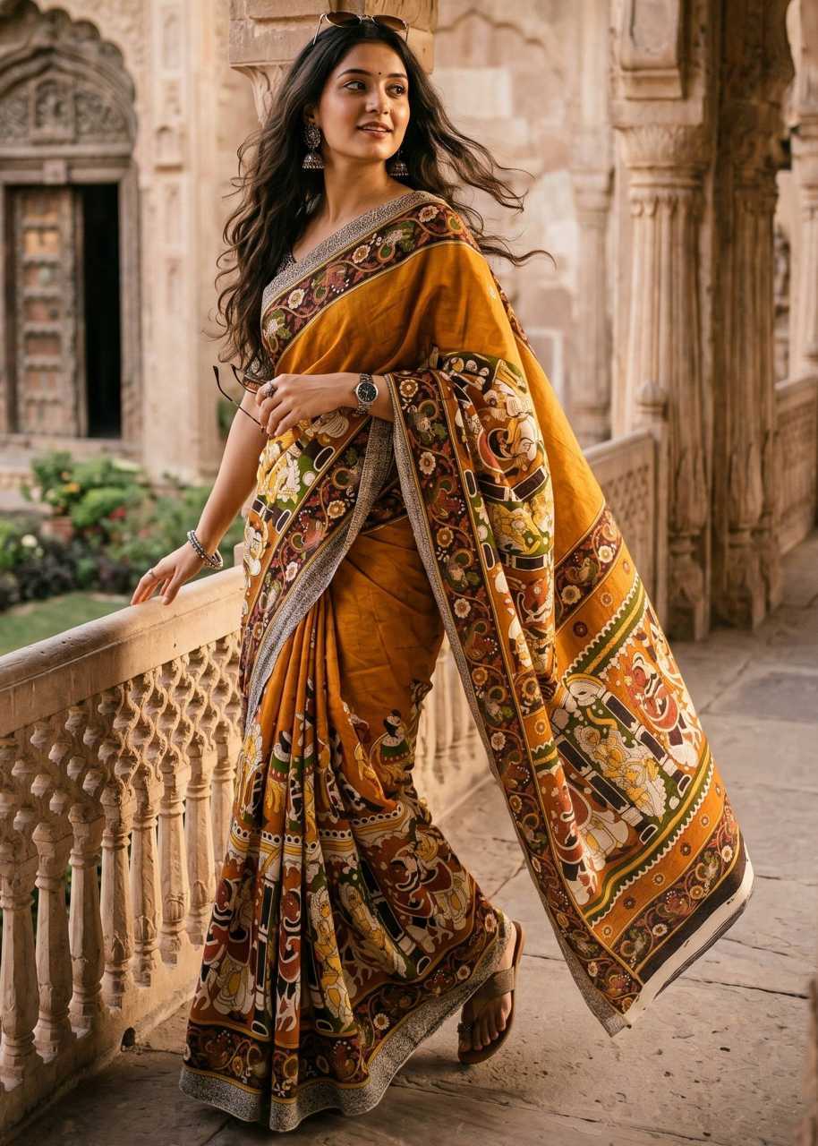 Cotton Printed Saree