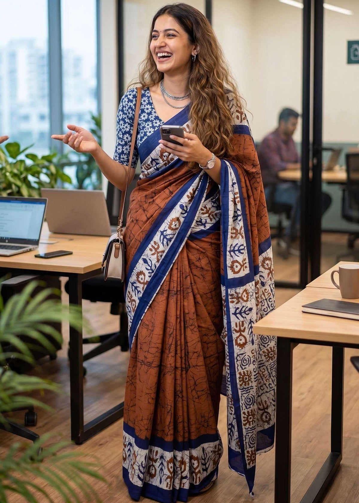 Cotton Printed Saree