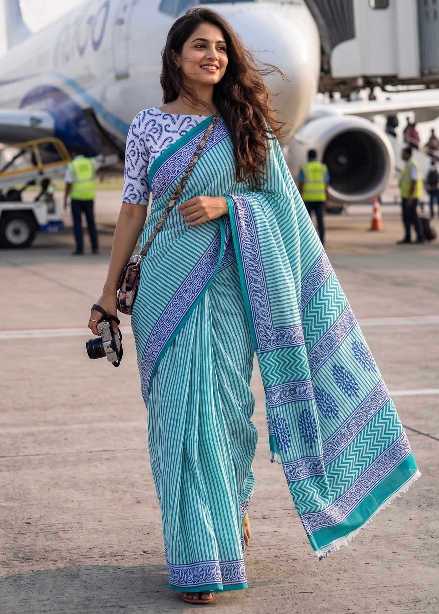 Cotton Fancy Saree