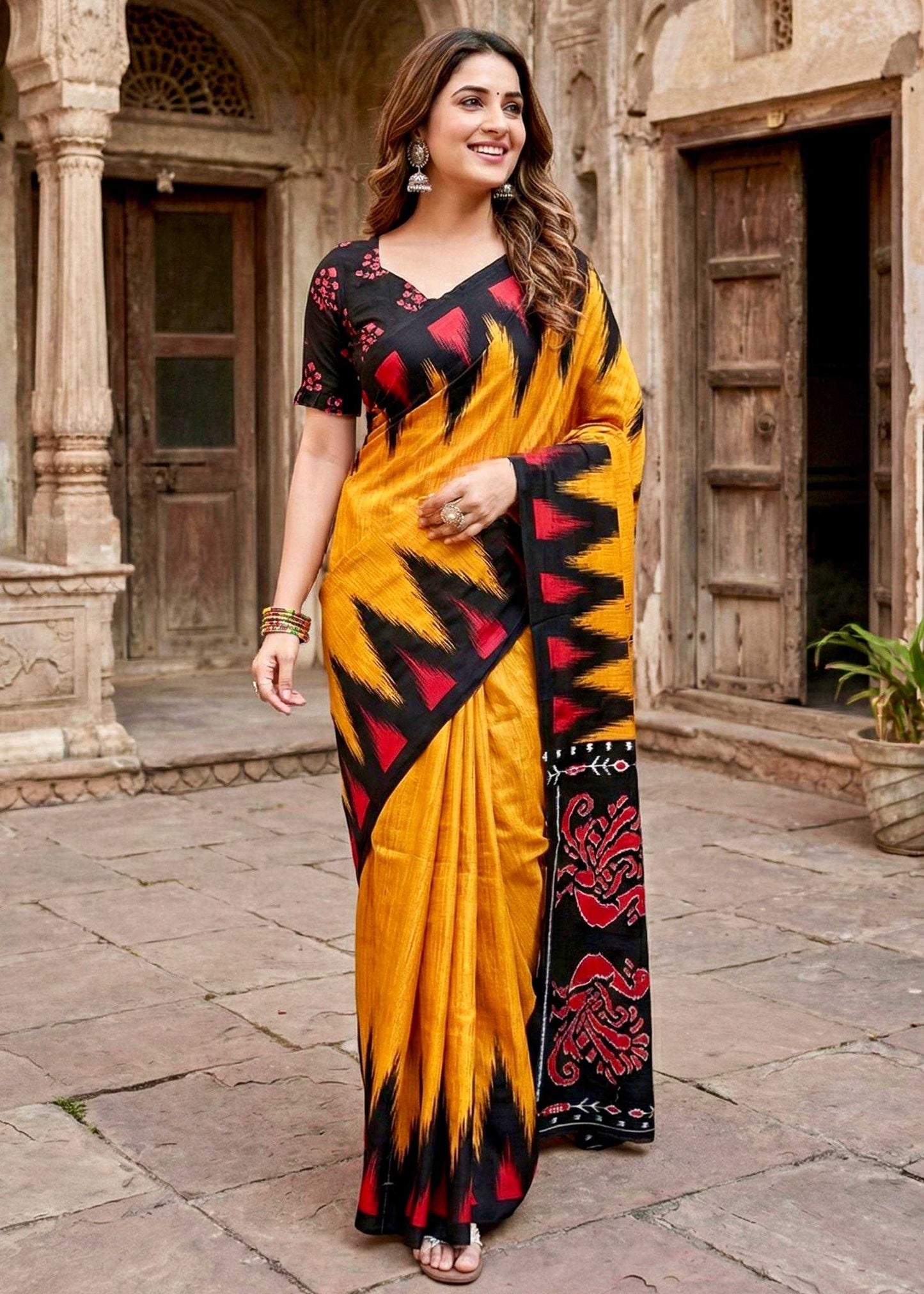 Pure Cotton Designer Saree
