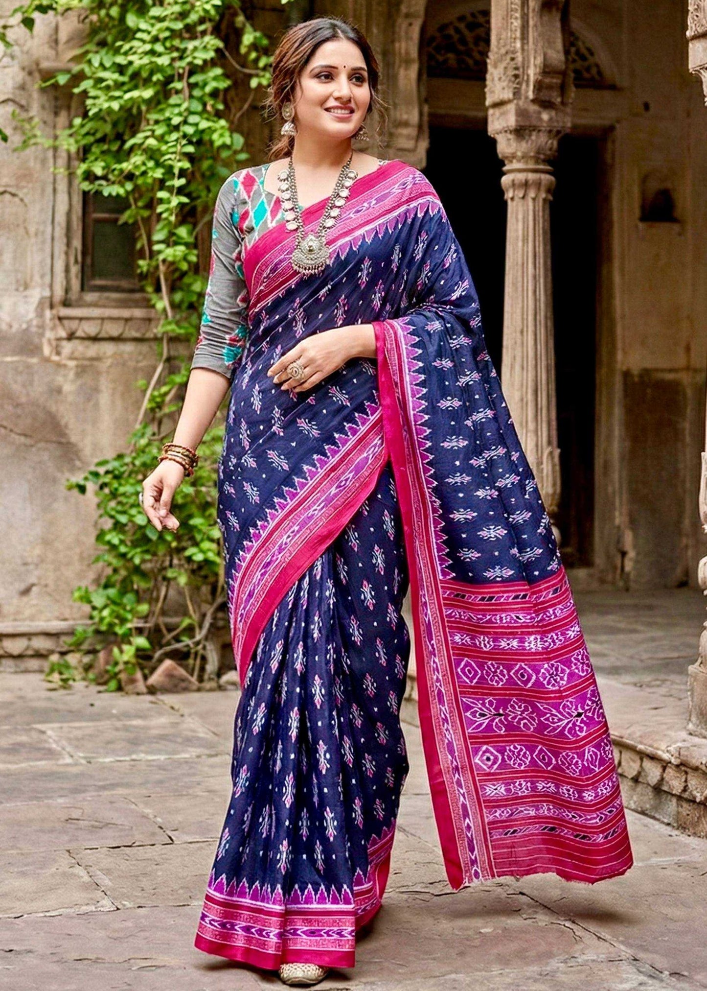 Pure Cotton Designer Saree