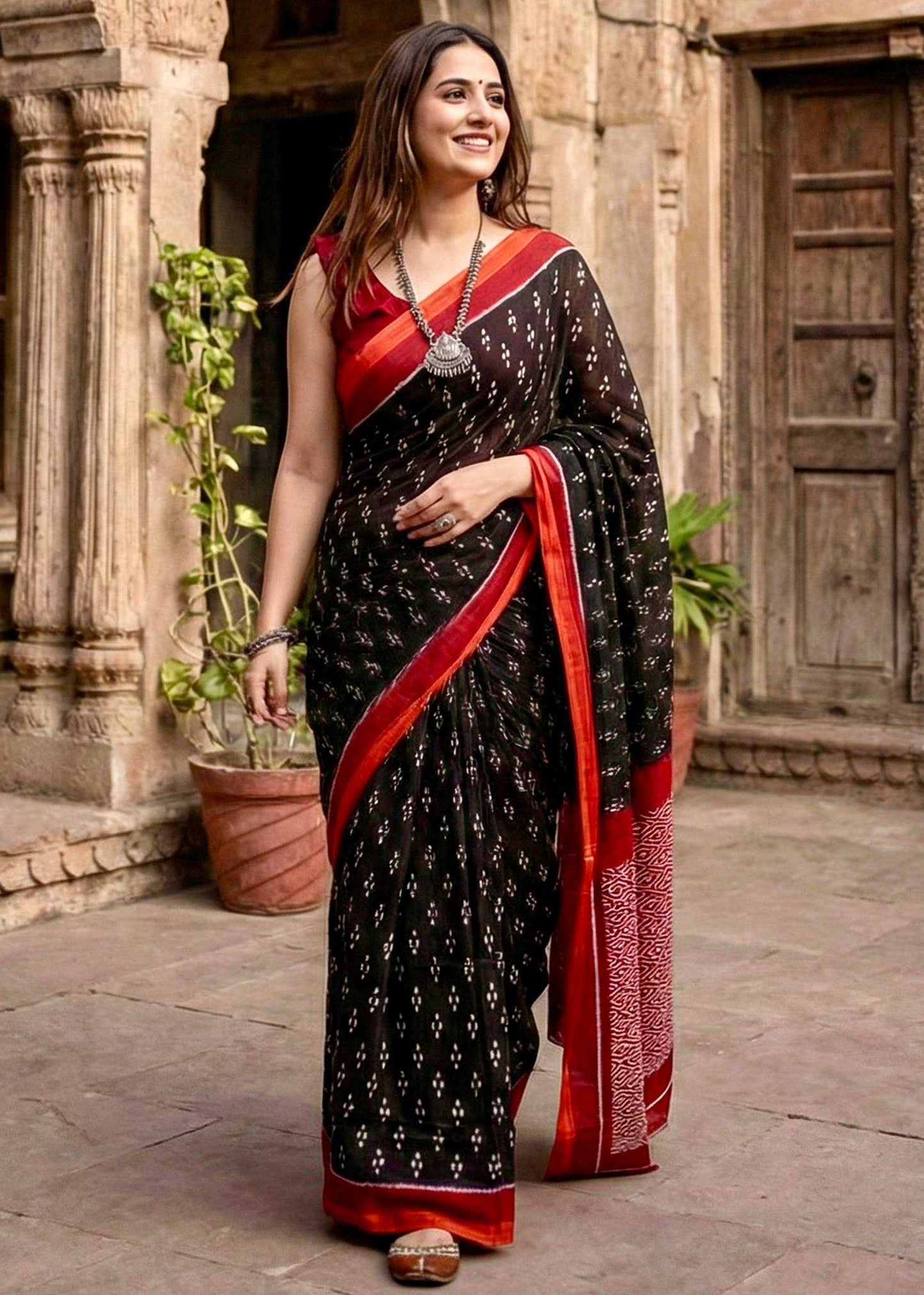 Pure Cotton Designer Saree