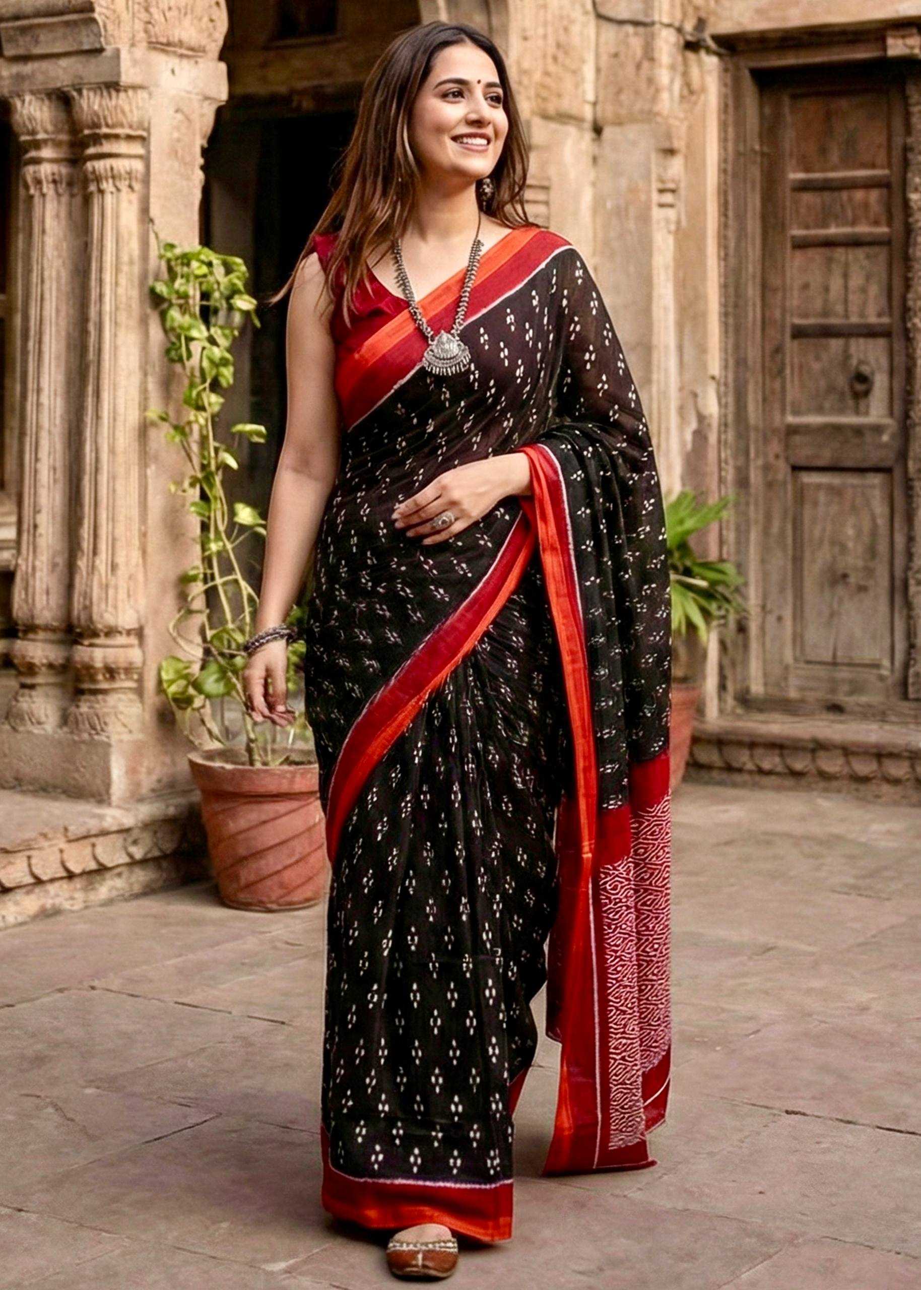 Pure Cotton Designer Saree