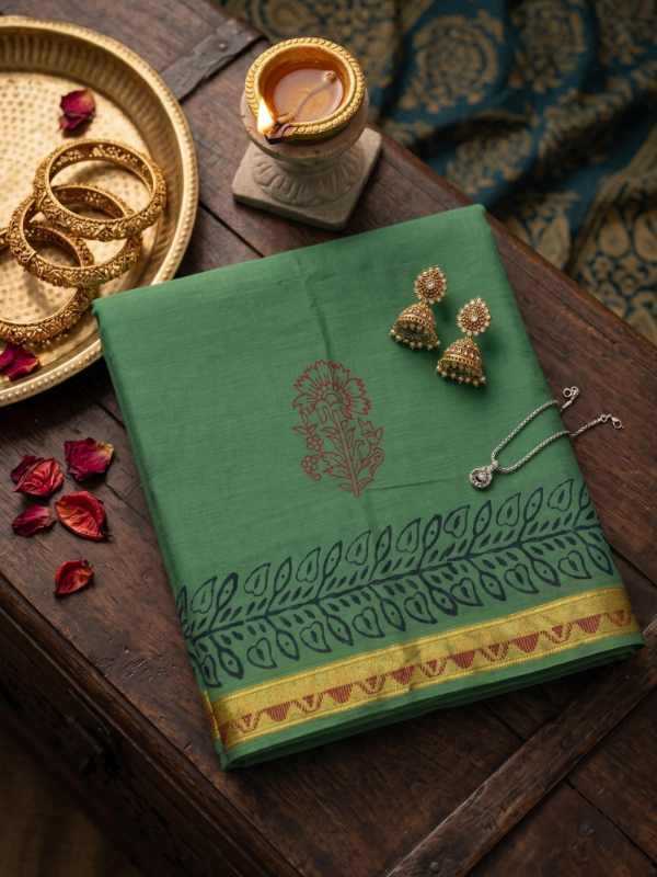 Liva Soft Cotton Designer Saree