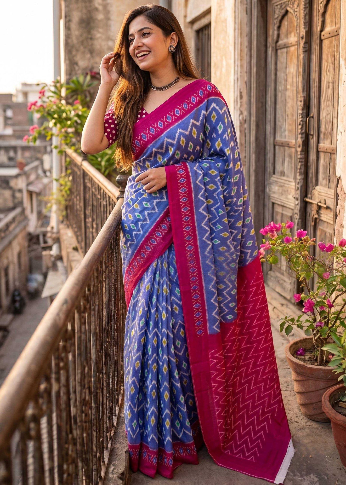 Soft Cotton Designer Saree