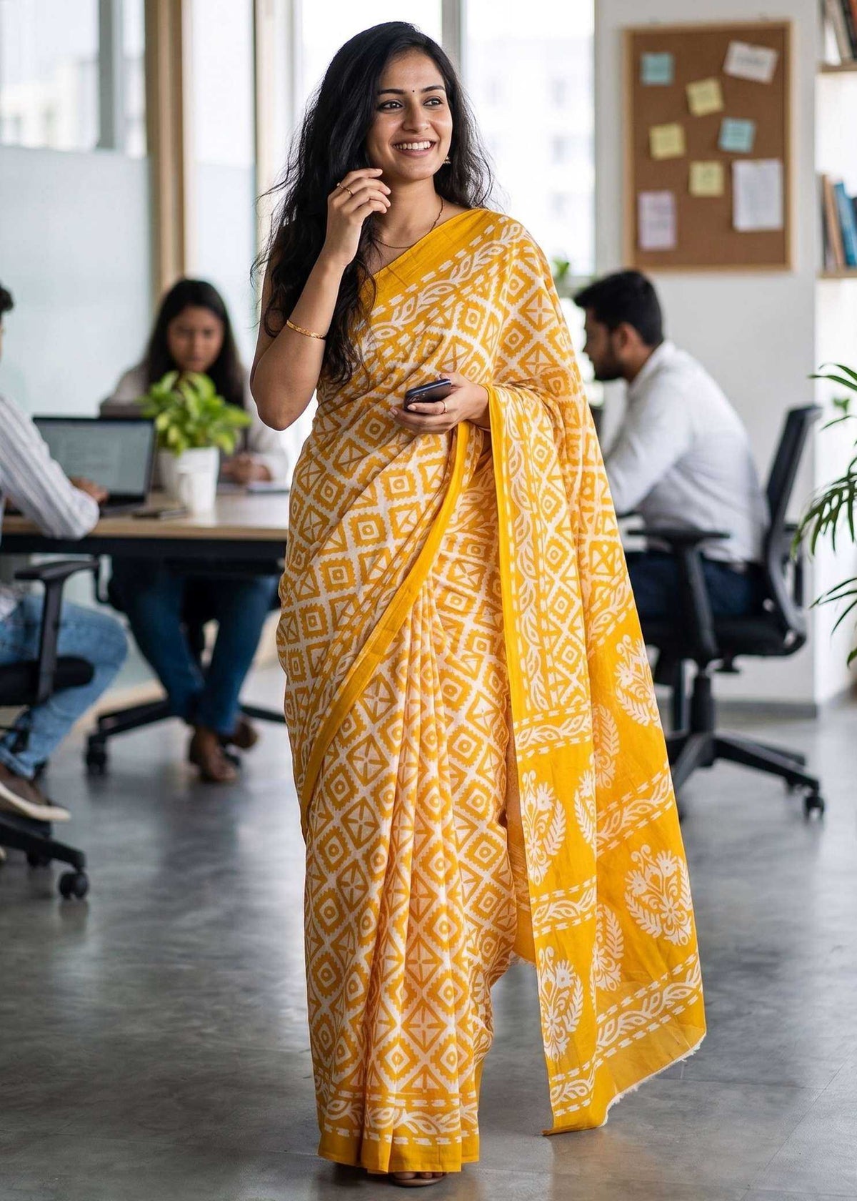Cotton Printed Saree