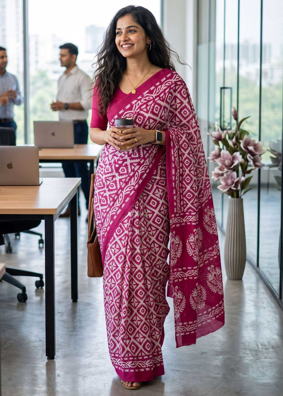 Cotton Printed Saree