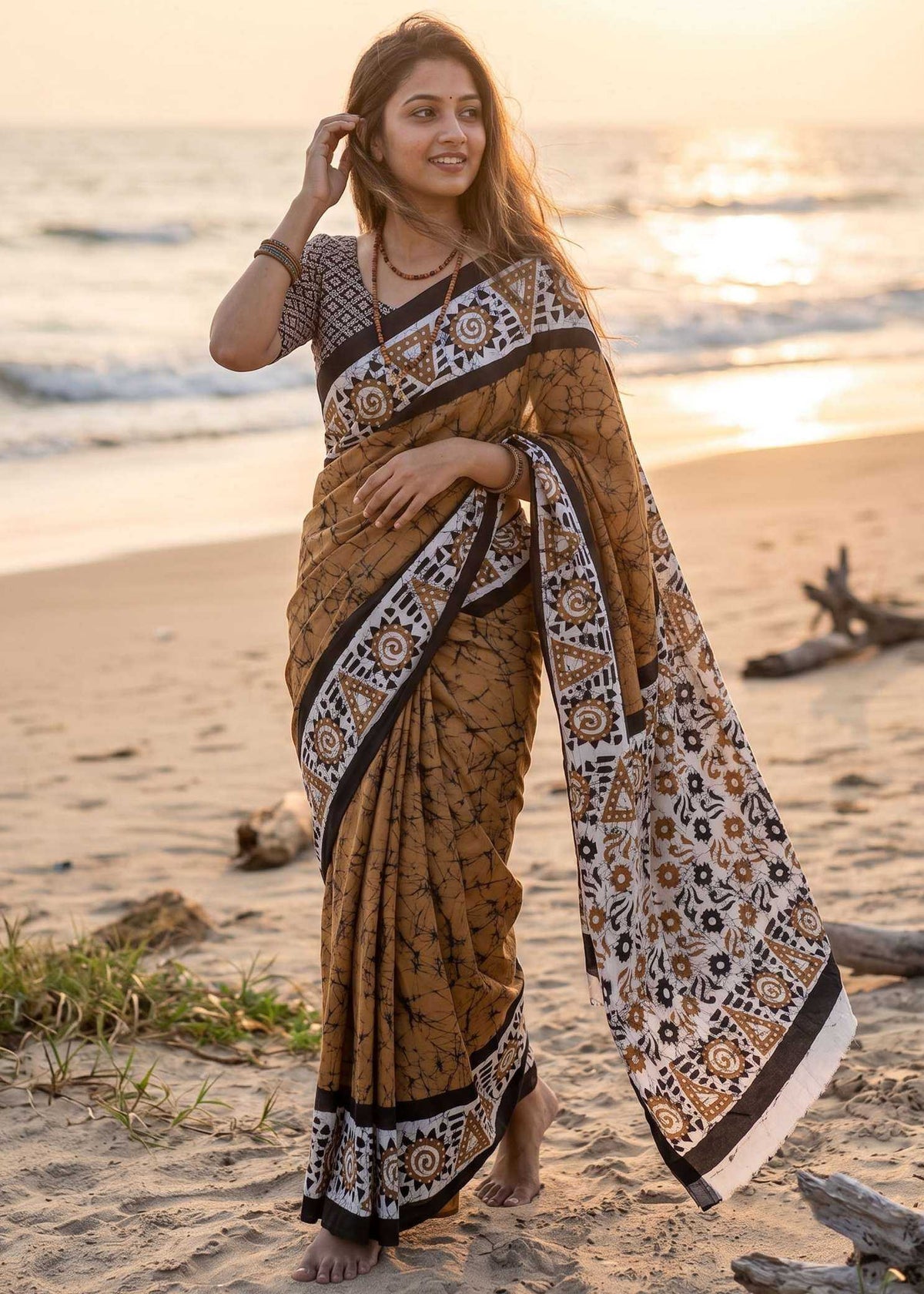 Cotton Printed Saree