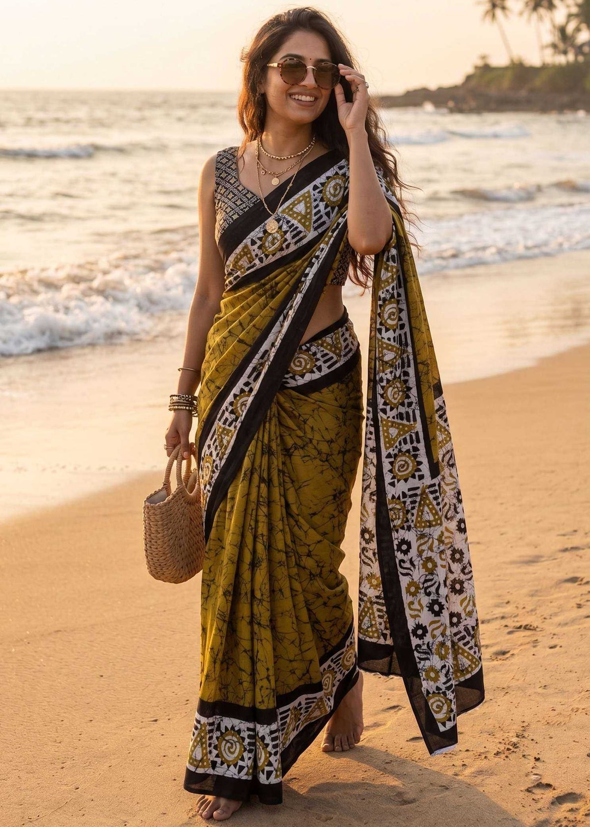 Cotton Printed Saree