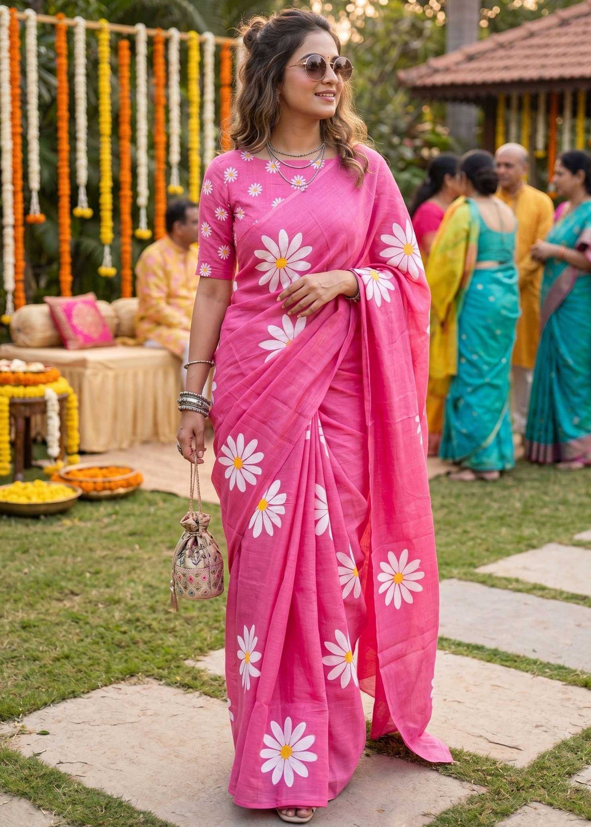 Cotton Printed Saree