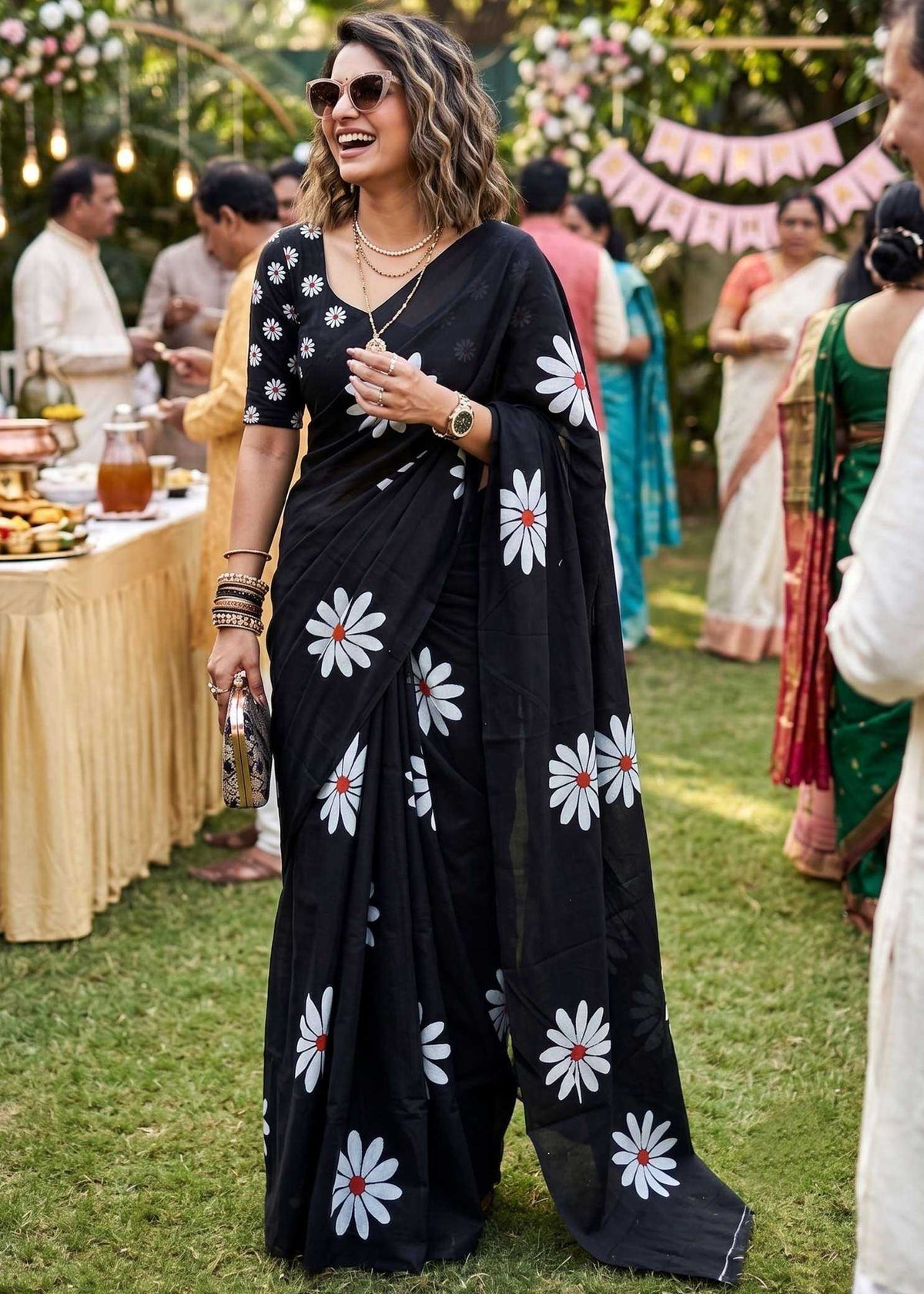 Cotton Printed Saree
