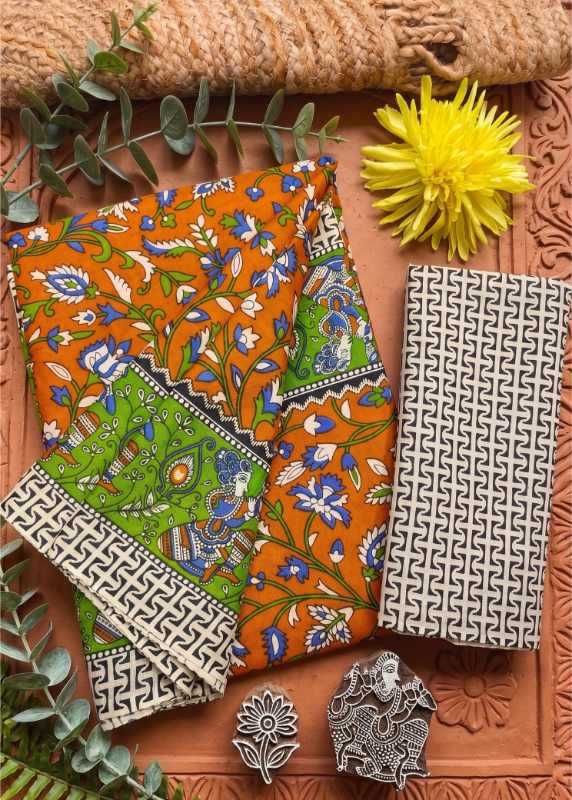 Olo Pure Cotton Printed Saree