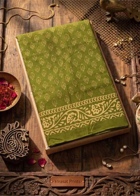 Pre Soft Cotton Designer Saree