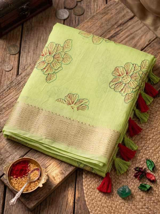 Print Viscose Designer Saree