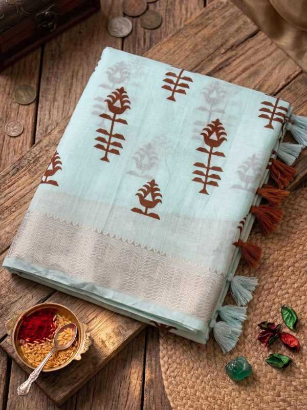 Print Viscose Designer Saree