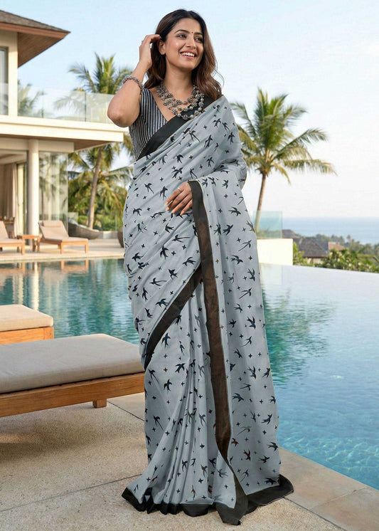 Pure Cotton Designer Saree