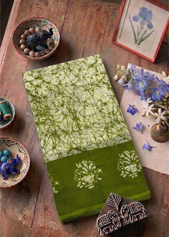 Pure Cotton Designer Saree in Pink