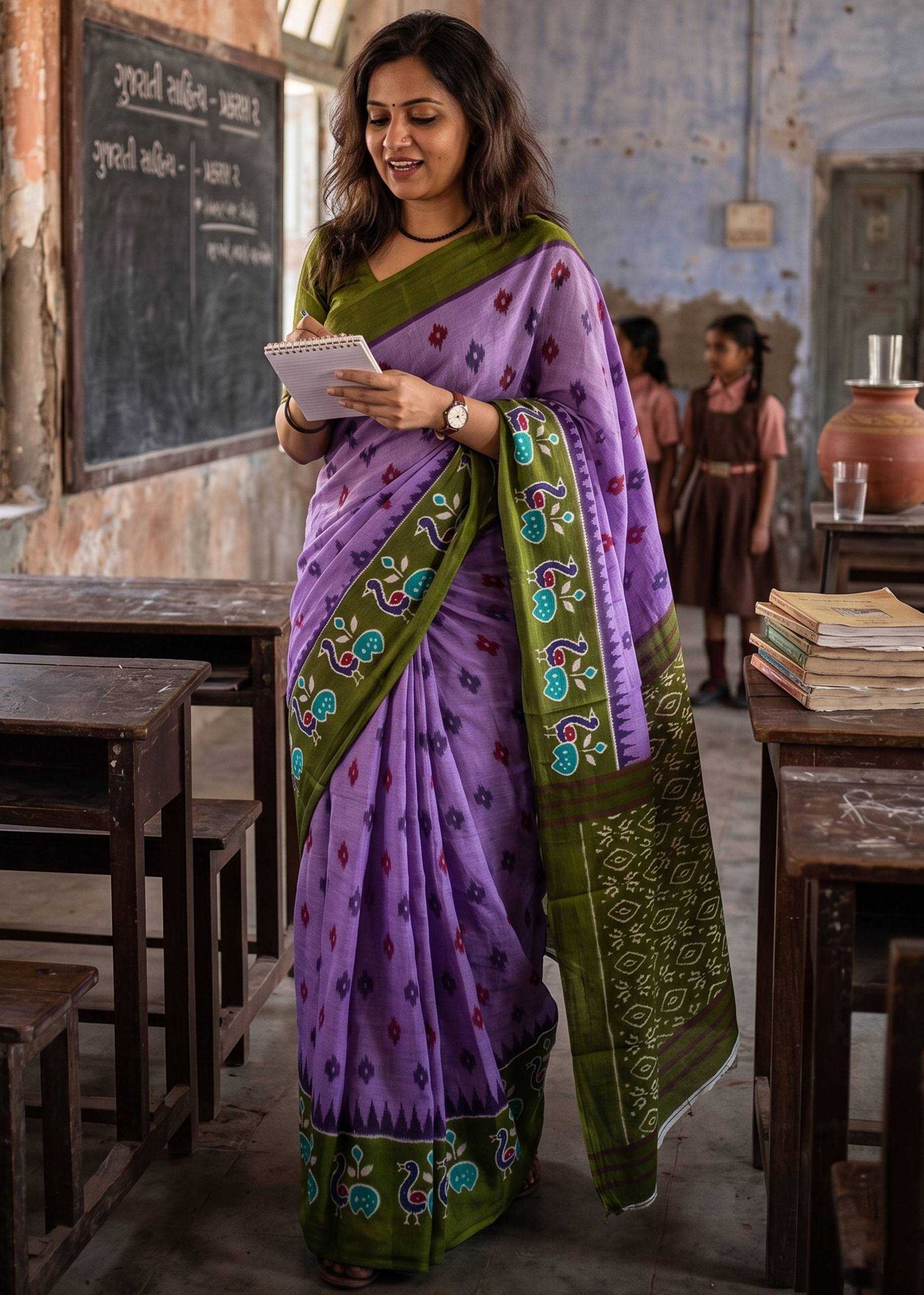 Pure Cotton Designer Saree