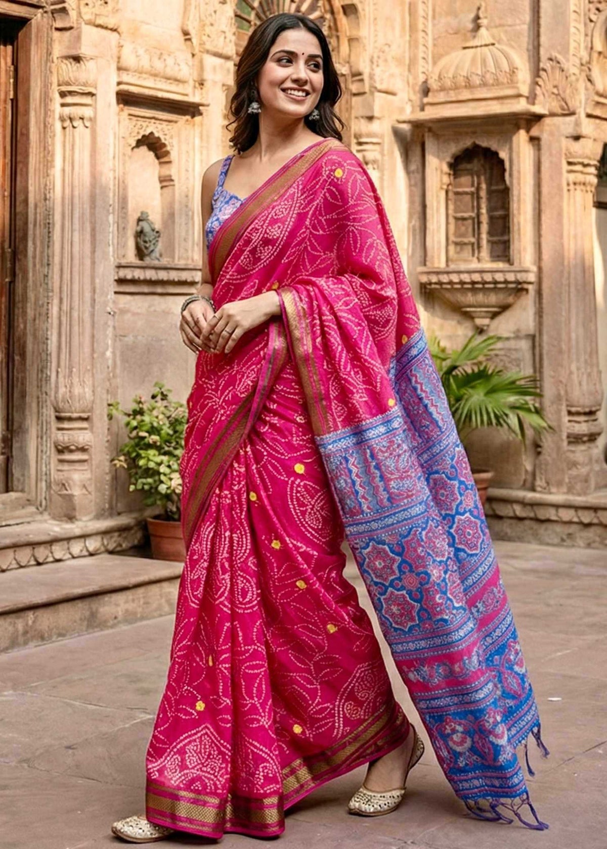 Cotton Printed Saree
