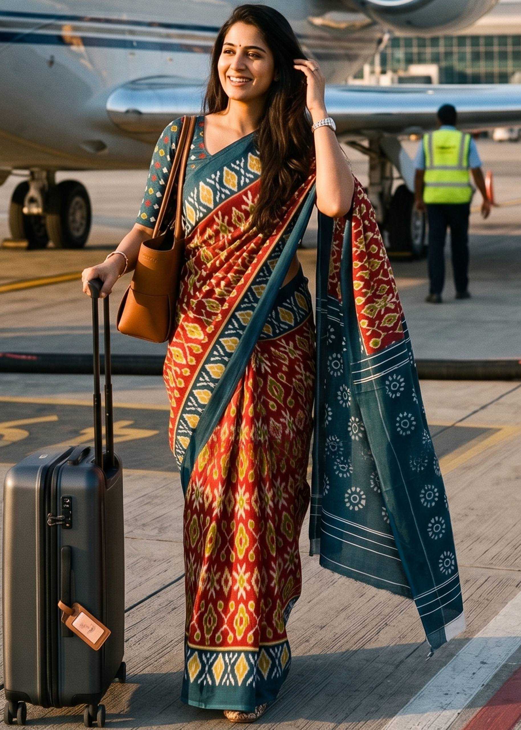Cotton Linen Saree