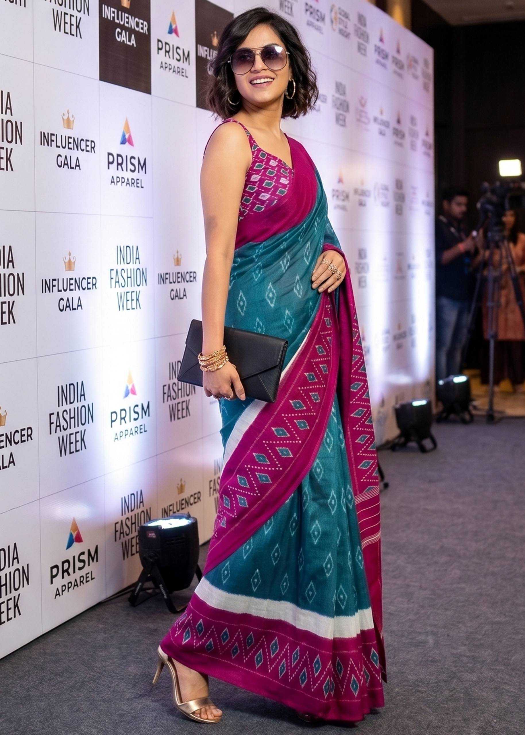 Cotton Ikkat Saree