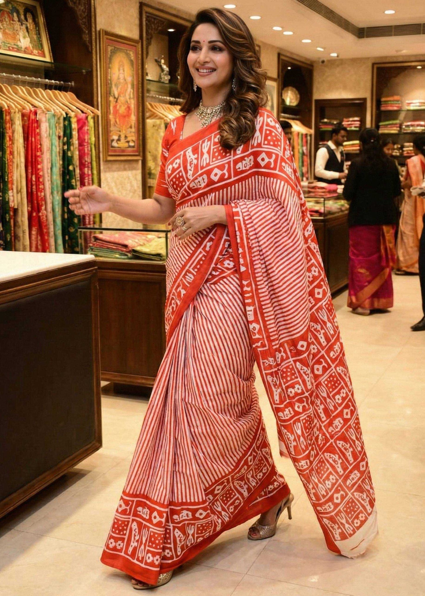 Pure Cotton Designer Saree