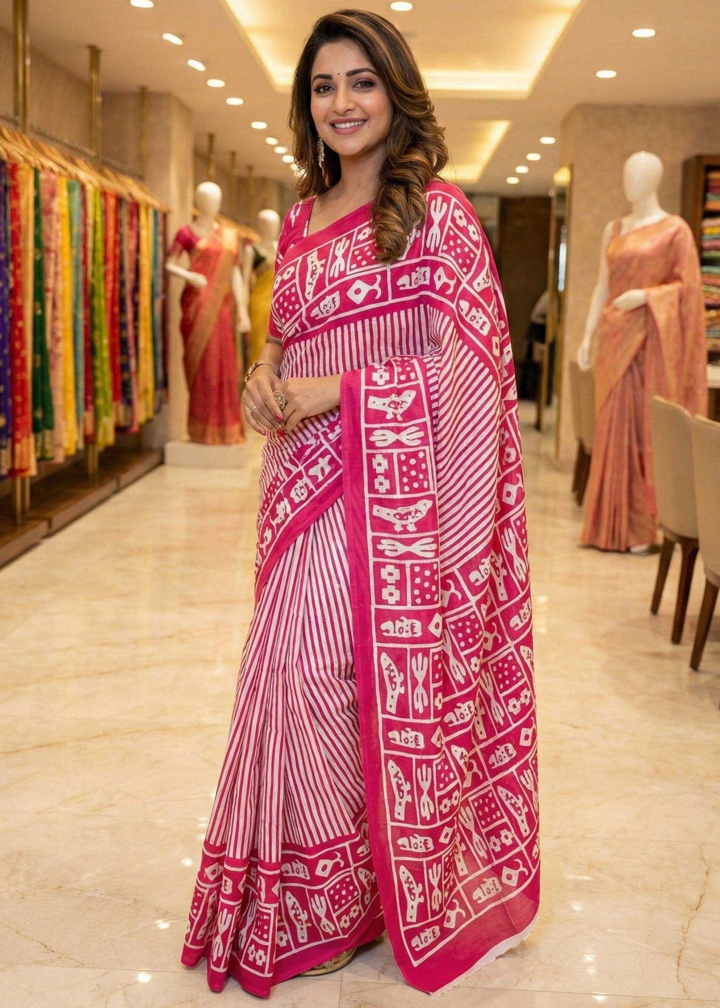 Pure Cotton Designer Saree
