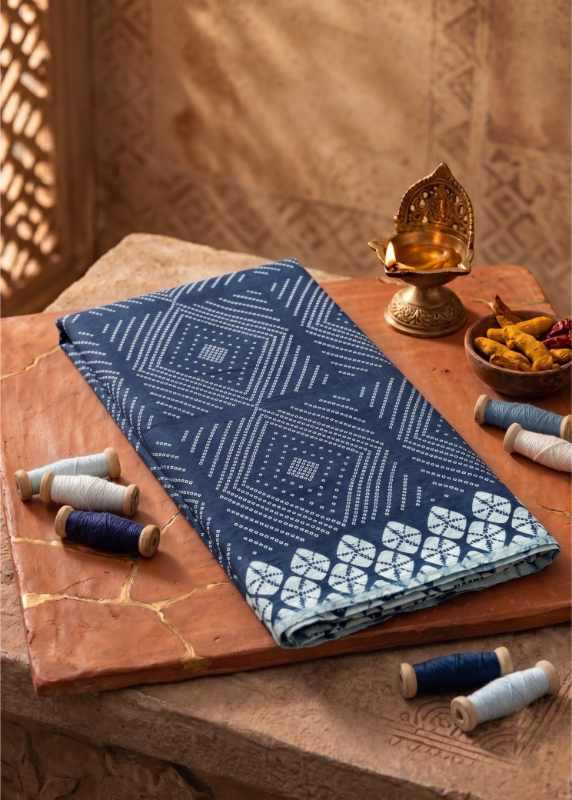 Pure Cotton Block Print Saree