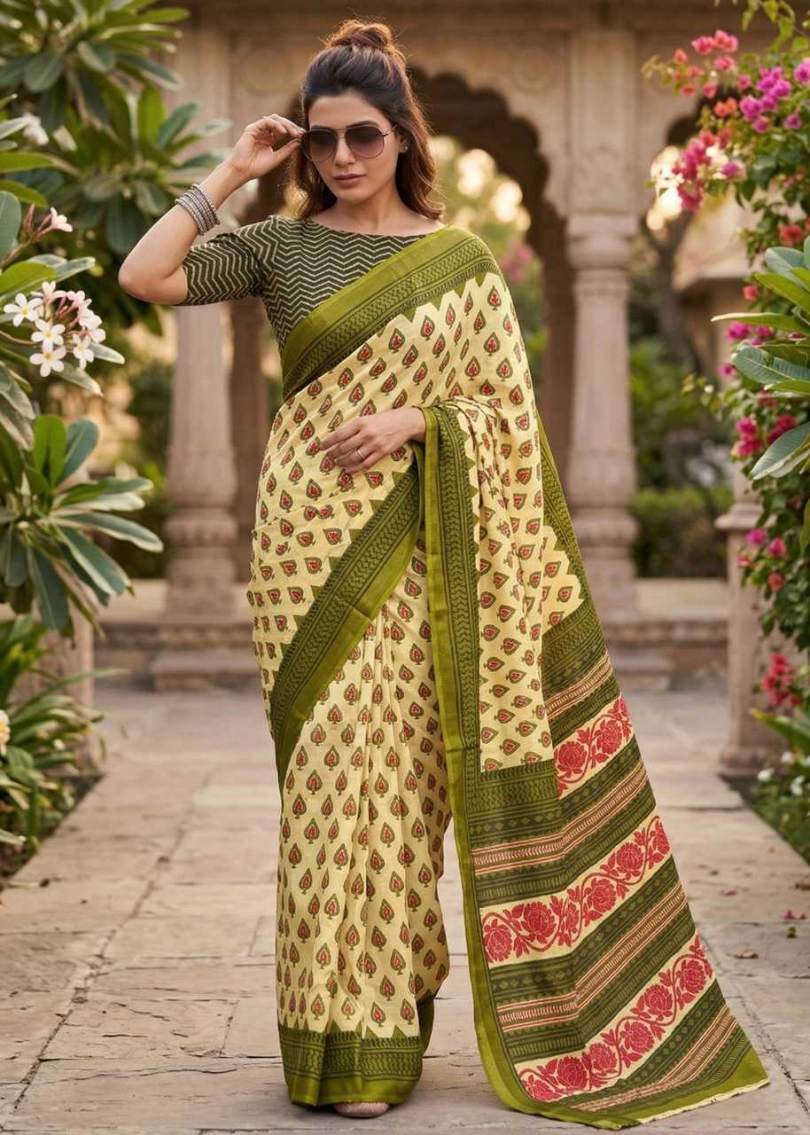 Pure Cotton Designer Saree